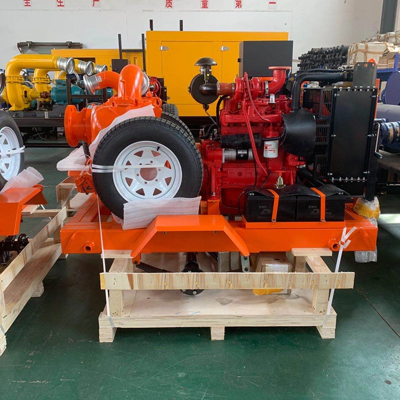 High Quality 6 Inch Self Priming Diesel Engine Sewage Pump