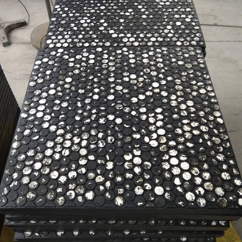 Composite Steel Backed Ceramic Plate Liner Chute for Mining Machine