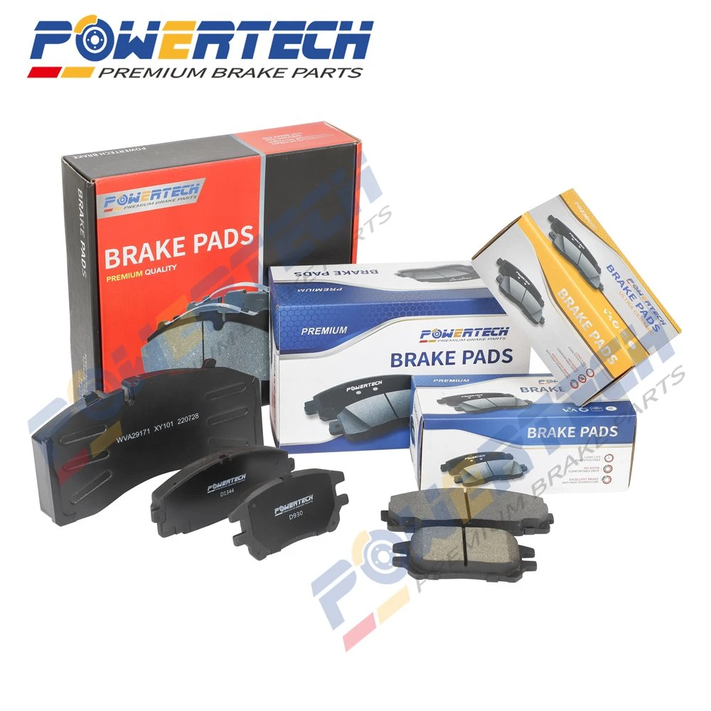 Passenger Cars Spare Parts Noiseless Dust Free Non Asbestos Anti-Wear Different Material Brake Parts for Cars Brake Pads All Cars with High Quality