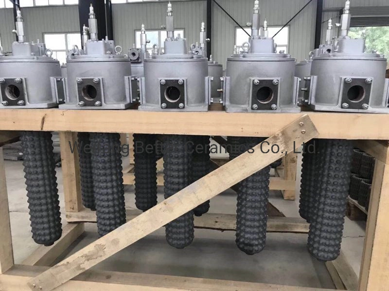 Silicon Carbide Heat Exchanger Gas Self-Recuperative Burner Parts