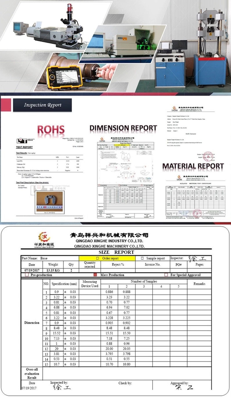 OEM Precision Lost Wax Investment Casting Alloy Steel for Wing Thread