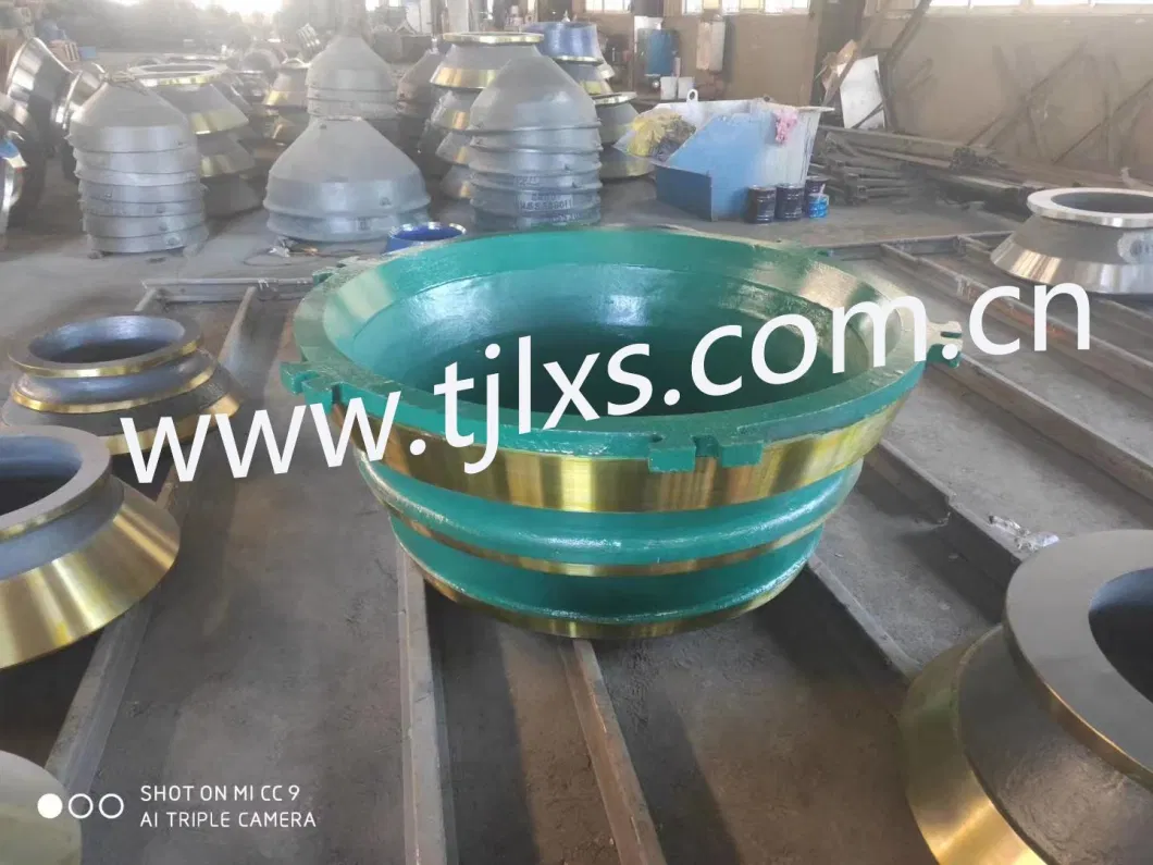 Hot Sale Various Brands Cone Crusher Parts Mantle Concave Bowl Liner