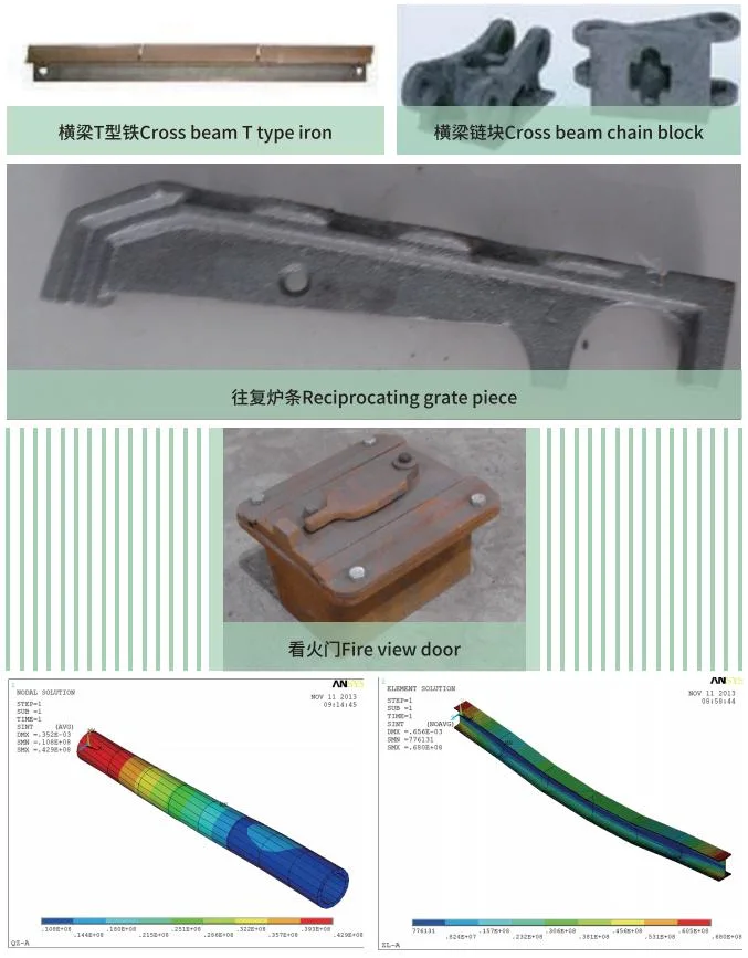 Coal Biomass Pellets Chips Fired Reciprocating Chain Grate