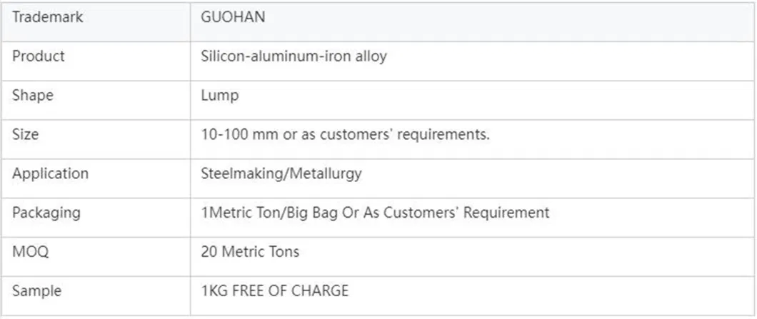 Enhancing Steel Properties with Ferrosilicon Aluminum Alloy as Aluminium Replacement