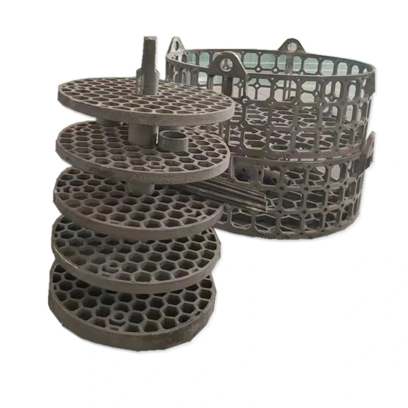 vacuum Process Casting Heat Resistant Furnace Components: Baskets, Trays, Pallets, Furnace Plate, Furnace Pad Iron etc Spare Parts