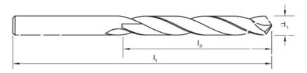 HSS Metric M35 Cobalt Steel Extremely Heat Resistant Twist Drill Bit with Straight Shank to Cut Through Hard Metals Such as Stainless Steel and Cast Iron