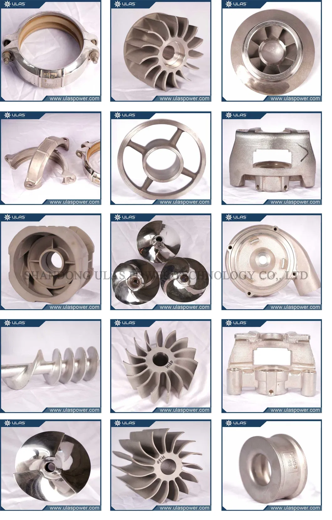 304 316 Lost Wax Casting Austenitic-Ferritic Stainless Steel Impeller