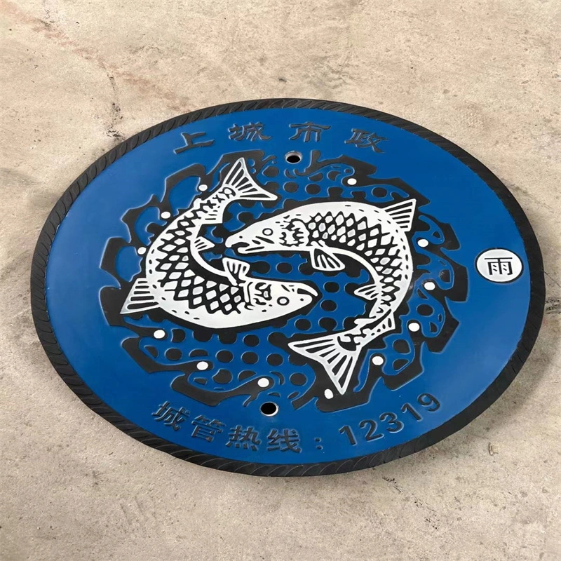 Resin Fiber BMC/SMC/ Composite Round Manhole Covers Customized Color Resistant Functions Safety Materials Origin Sewer Manhole Covers/Cast Iron Grate