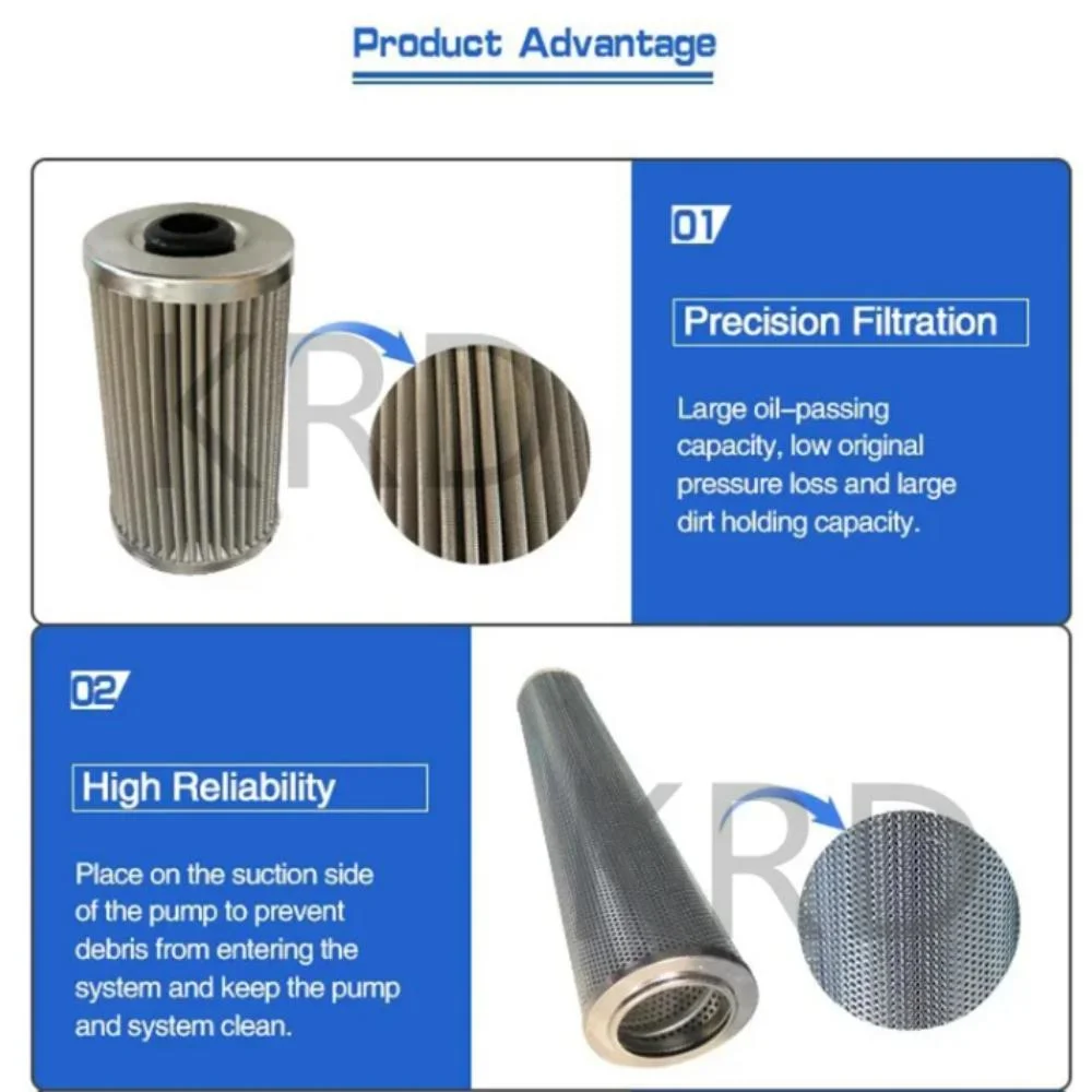 Krd Fast Delivery Oil Filter Hydraulic Filter Element Oil Filter Hydraulic Filter