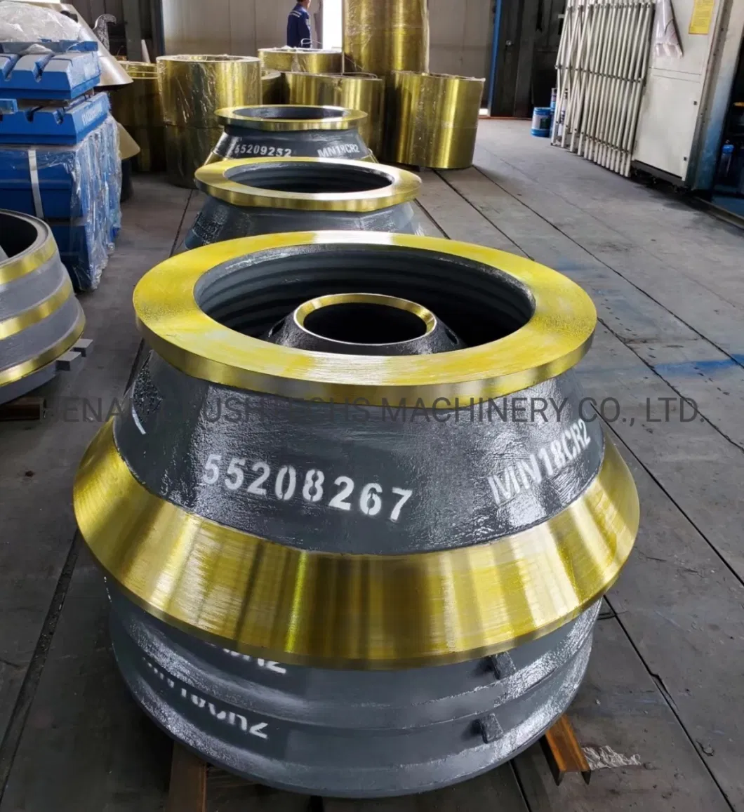 High Manganese Casting HP400 Cone Crusher Parts Concave Mantle Bowl Liner Wholesale