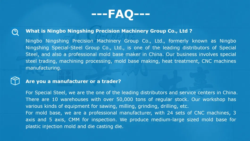 Alloy Steel with 1.2367 Ningshing Distributor Die Steel Plate Metal Sheet Pipe Hot Forging Die Casting Mold