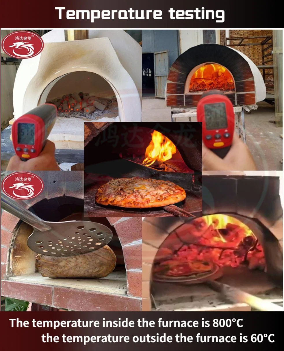 Pizza Oven Outdoor Pellet Grill Fire Wood BBQ Smoker Pizza Oven