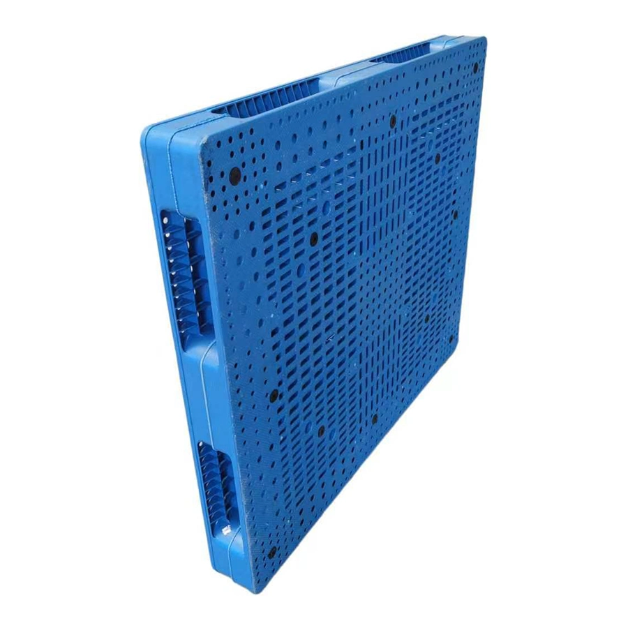 Welded Mesh Surface Double Deck Heavy Duty Warehouse Racks Cool Supply Chain Storage Turnover Plastic Pllet