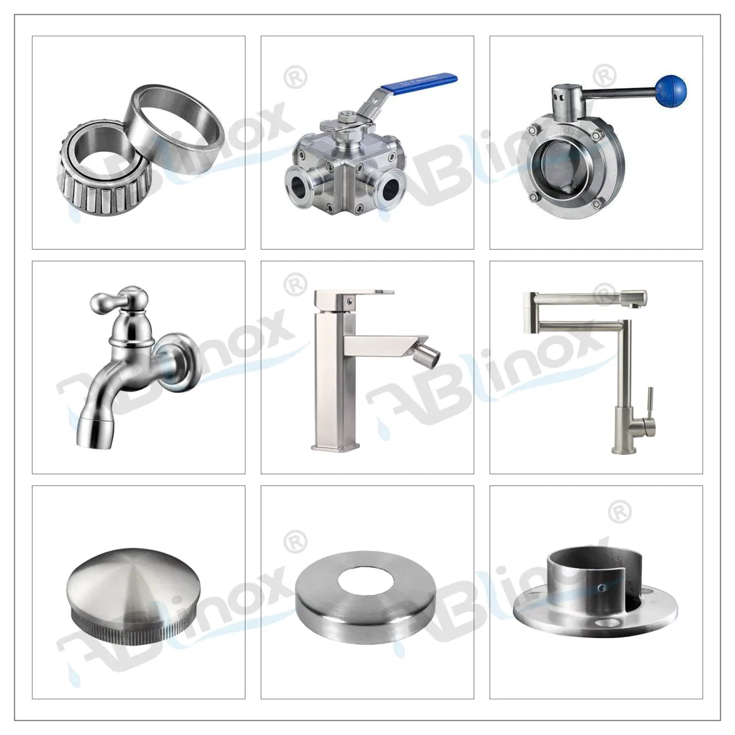 Customized 201 304 316 Stainless Steel Building Tube Investment Casting
