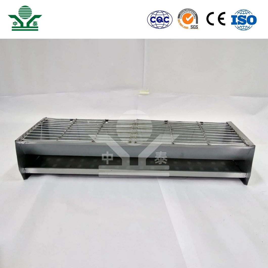 Zhongtai Heavy Duty Grating China Wholesalers Stainless Steel Wedge Wire Grate 2 Inch Cross Bar Pitch Hot Metal Grating