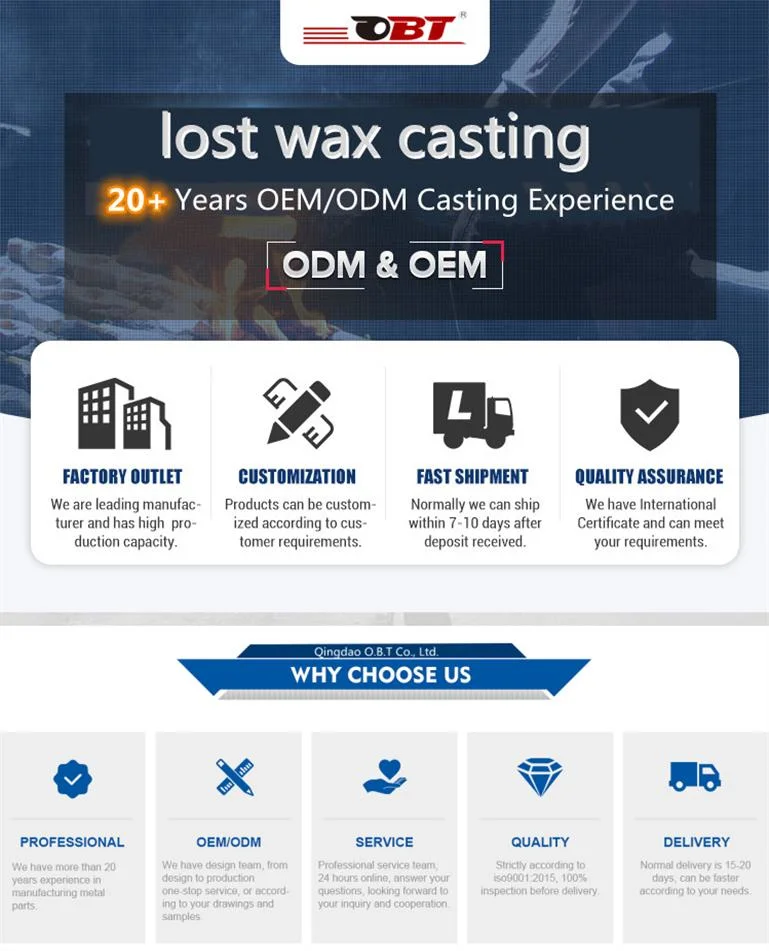 OEM High Standard Steel Lost Wax Casting Agricultural Industry
