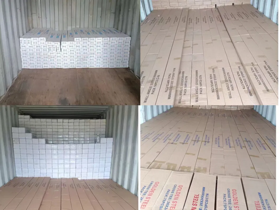 Suspended Ceiling 38mm Galvanized Steel Clips Flat T Grid/Iron Net/ T Bar for PVC Gypsum Tiles/Plaster Board