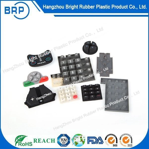 FDA Food Grade Silicon Rubber Button with Matte Oil for Electronic Product