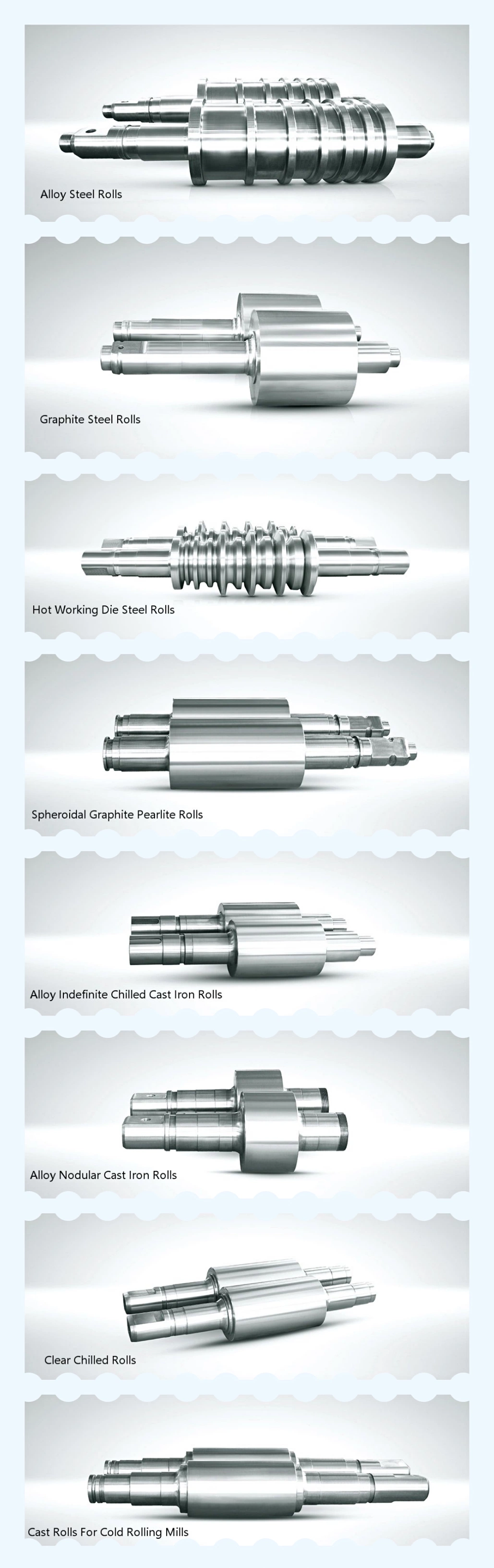 Spin Cast High Chromium Iron Roller/Rolls of Rolling Mill