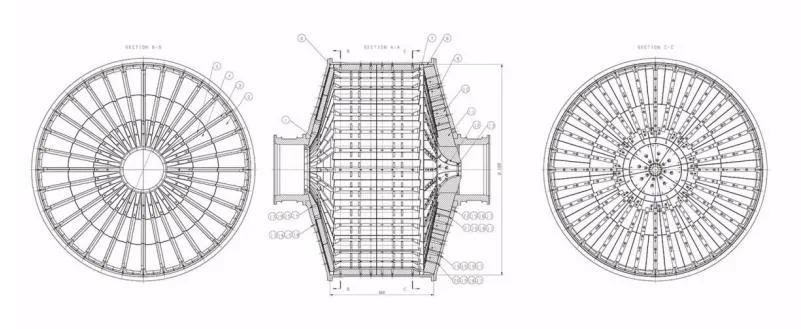 Fangyuan Rubber Grinder Mill Liner for Ball Grind Mill Machine