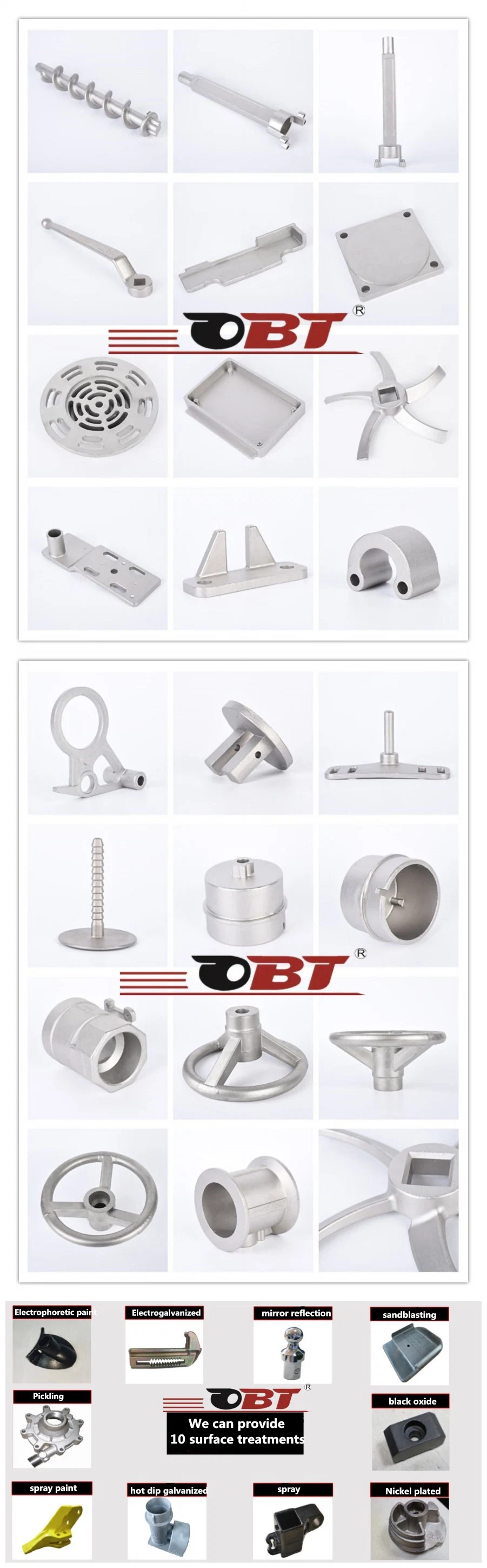 Lost Wax Investment Precision Steel Casting Foundry Cast Steel