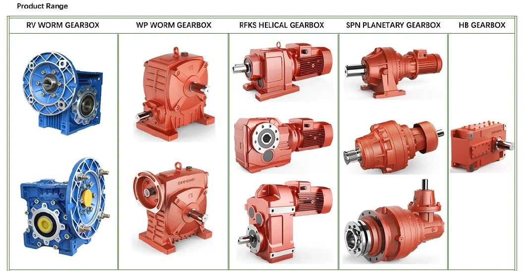 Helical-Bevel Gear Reducer Cheap Price and High Quality Cast Iron Housing with Foot Mounted Hollow Shaft