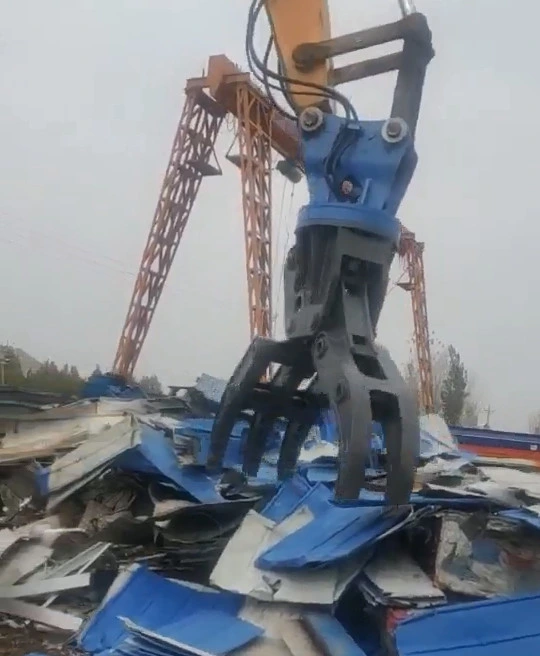 Homie Rotating Hydraulic Grab Rotary Grapple Excavator From 5ton to 30ton