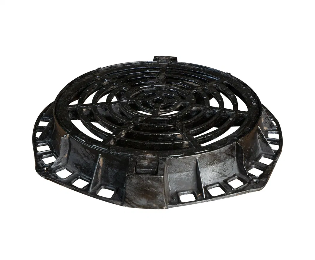 OEM Sand Die Casting Heavy Duty En124 Ductile Iron Square Gully Grate Manhole Grating