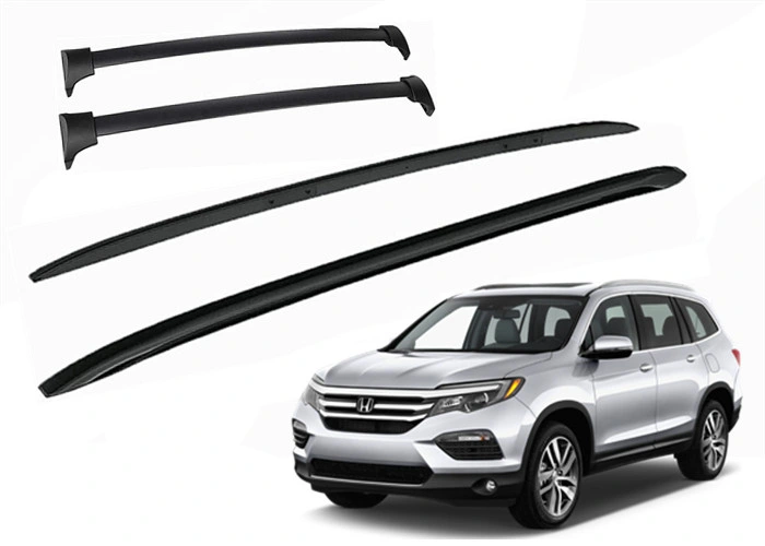 Aluminum Roof Rails and Cross Bars for Honda Pilot 2009-2015