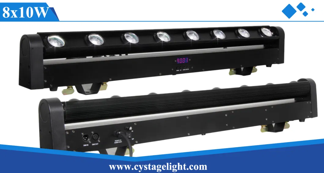 Guangzhou Factory Bar Light 8*10W LED Moving Beam Moving Head