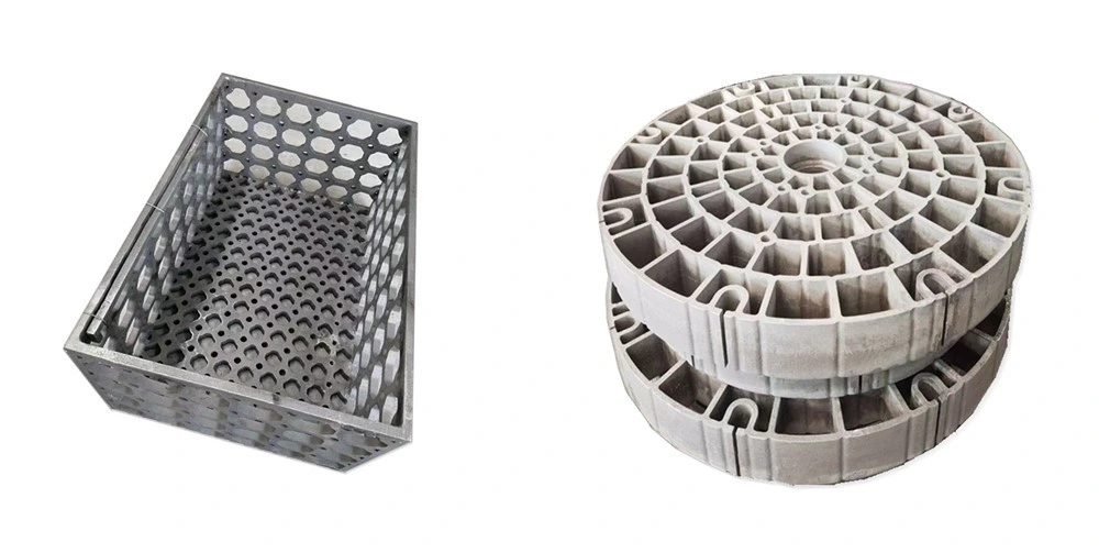 Industrial Furnace Spare Parts: Fixtures, Baskets, Slide Riders etc Made of Heat Resistant Steel Castings