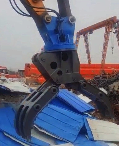 Homie Rotating Hydraulic Grab Rotary Grapple Excavator From 5ton to 30ton