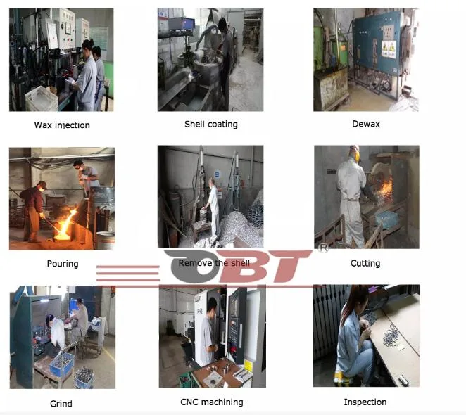 Lost Wax Investment Precision Steel Casting Foundry Cast Steel