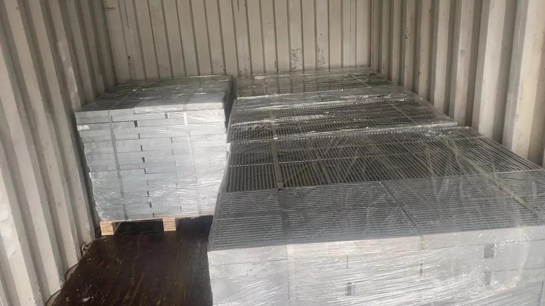 Factory Supply Galvanised Fabricated Serrated Heavy Duty Steel Grating