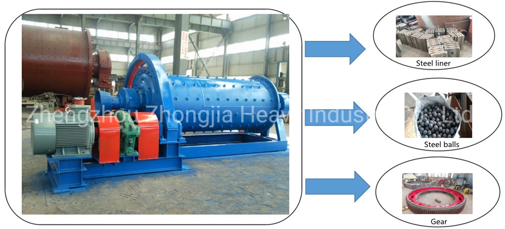 Mining Ore Iron Gold Ore Powder Grinding Equipment Stone Ball Mill Machine