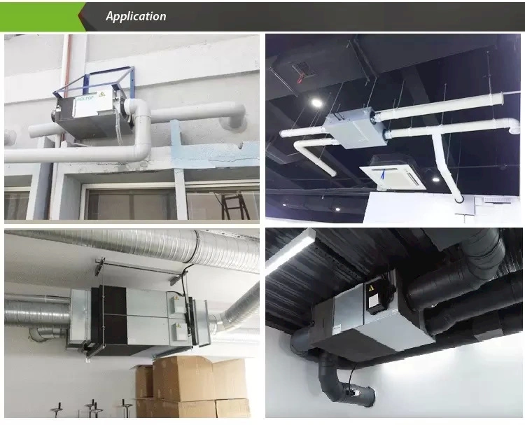 Holtop New CE Hrv Ventilation with Temperature Sensor Air Conditioning with Heat Exchanger Ceiling Vent Grille