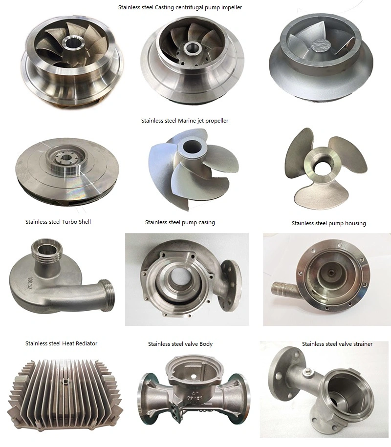 Stainless Steel/Bronze/Brass/Copper Casting Pump Parts /Pump Case/Pump Housing/Pump Accessories Made by Investment Casting/Lost Wax Casting/Precision Casting