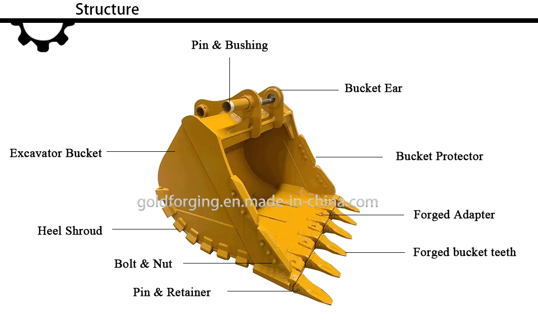 Construction Equipment Excavator Screen Bucket Excavator Grille Bucket Grid Bucket Skeleton Bucket