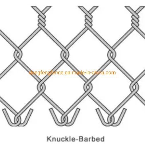 Outdoor PVC Coated Chain Link Fence Sports Ground Galvanized Diamond Fence