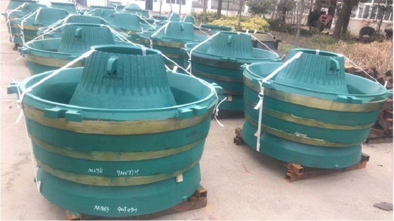 Mining Machine Parts Manganese Steel Bowl Liner Concave HP400 HP300 Cone Crusher Accessories