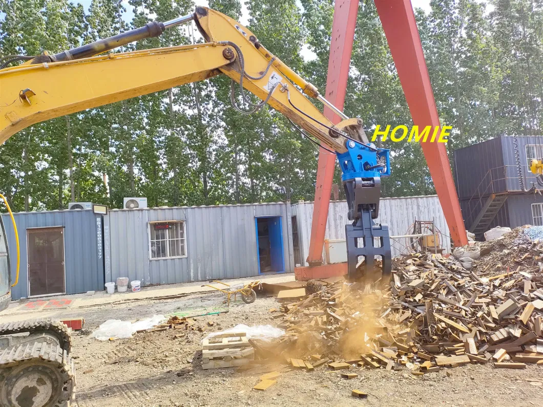 Homie Rotating Hydraulic Grab Rotary Grapple Excavator From 5ton to 30ton