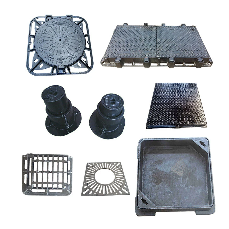 OEM D400 1100*1100 1200*1200 Ductile Cast Iron Square Sewer Manhole Cover and Floor Drain Grate