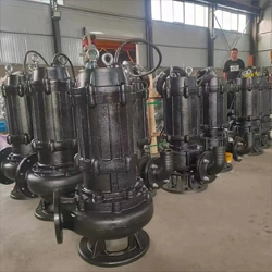 Incinerator Submerged Drain Stirring Crusher Submers Heavy Duty Mud Sludge Pumps 30kw Sewage Pump