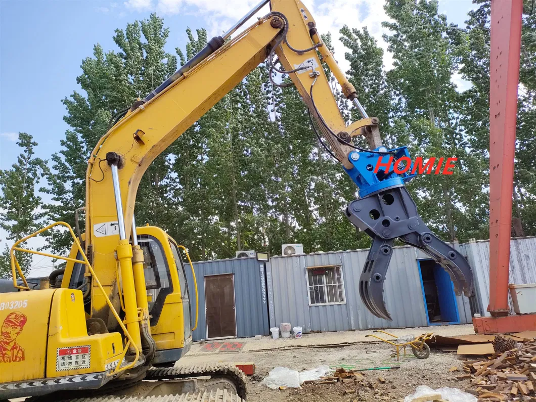 Homie Hot Sale Excavator Grapples Hydraulic Grapple for Stone Rock Scrap Grabbing