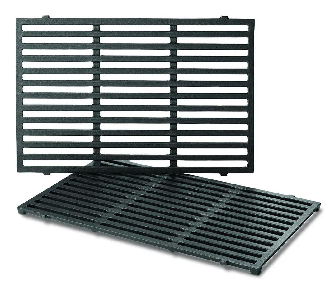 High Duty Cast Iron Cooking Grate for BBQ Grills / Customized Dimensions Accepted