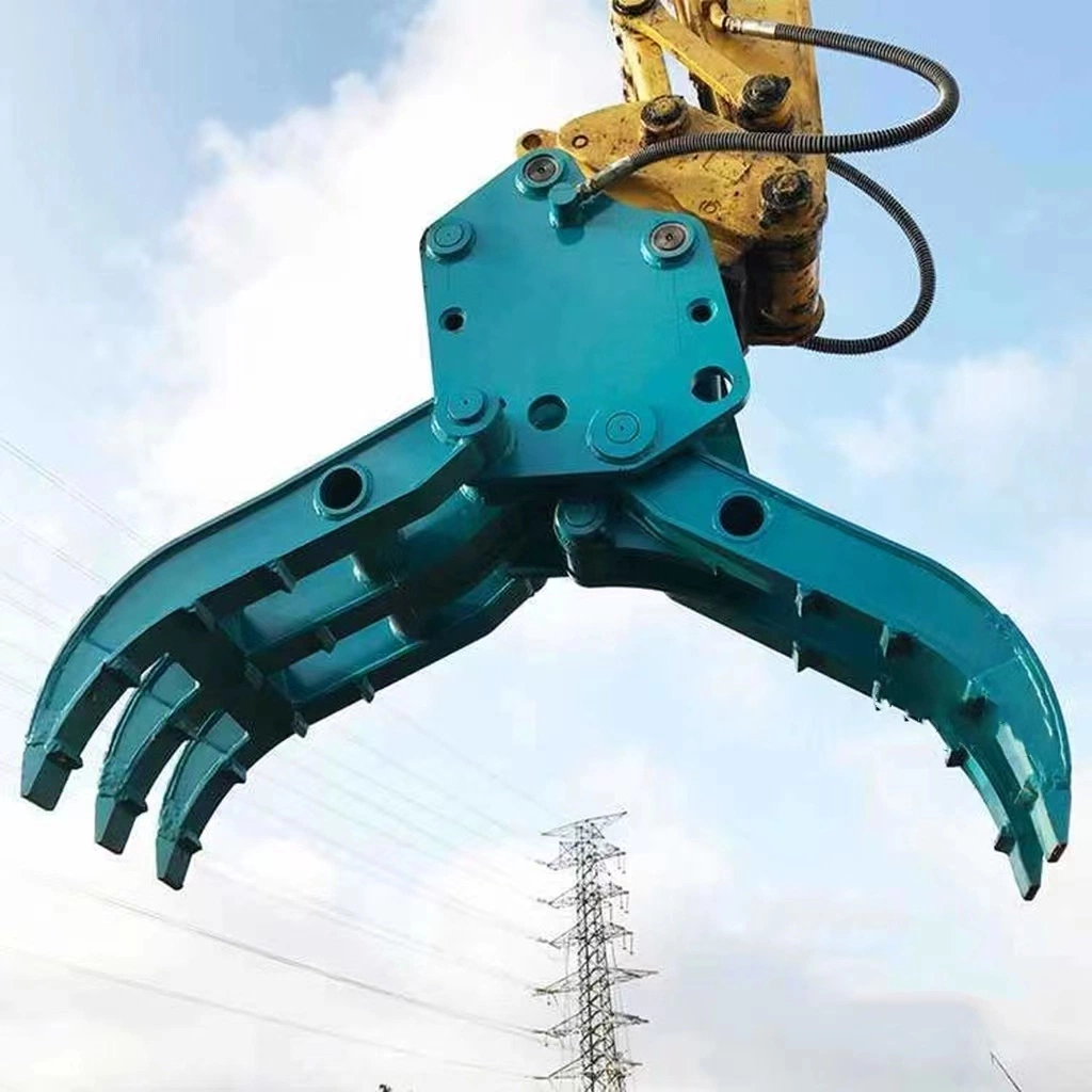 Homie Rotating Hydraulic Grab Rotary Grapple Excavator From 5ton to 30ton