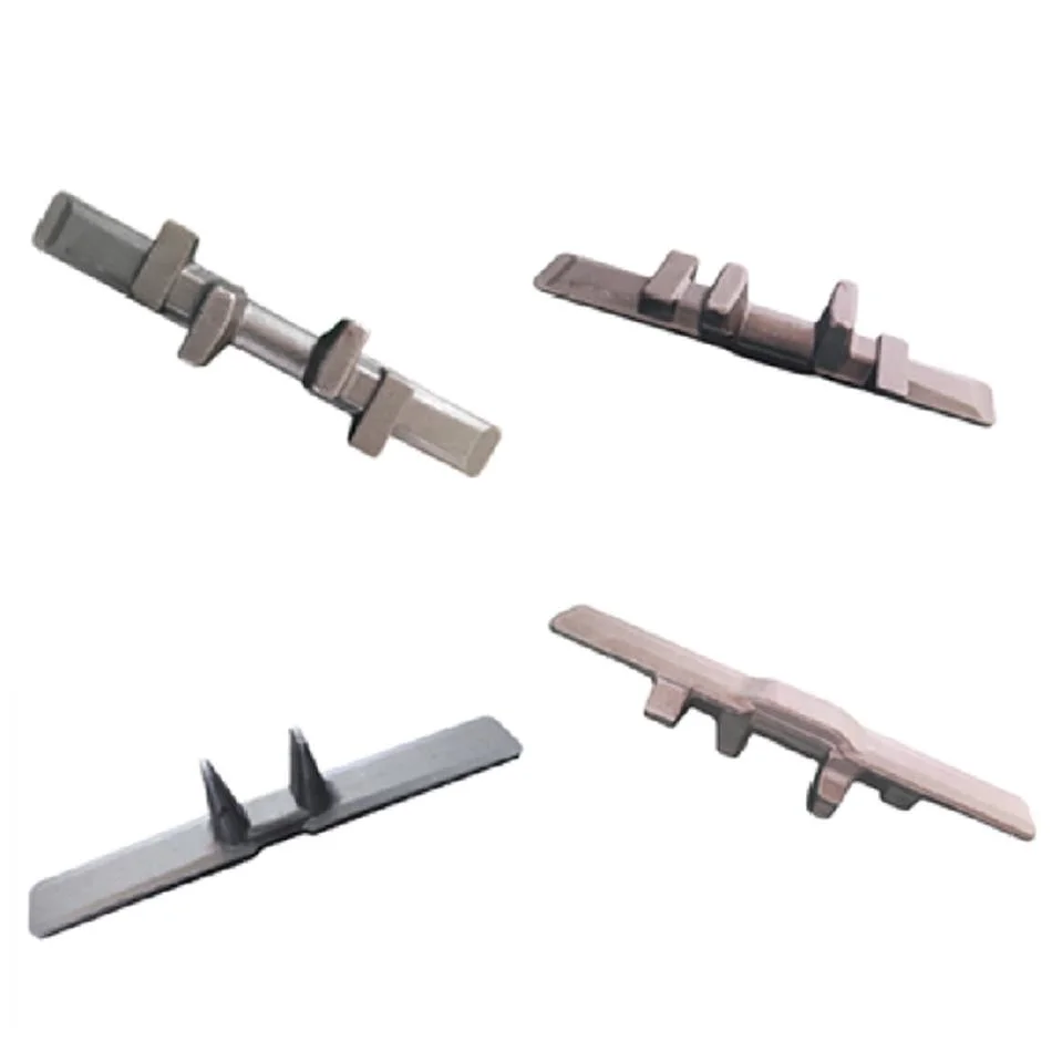 Excavator Crawler Carriers Spare Parts Accessories Die Forging High Strength Forged Steel Embedded Metal Pieces