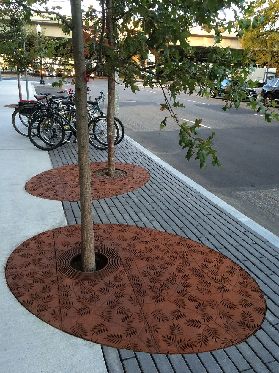 Corten Steel Tree Cover Pool Steel Grating Bar Grating