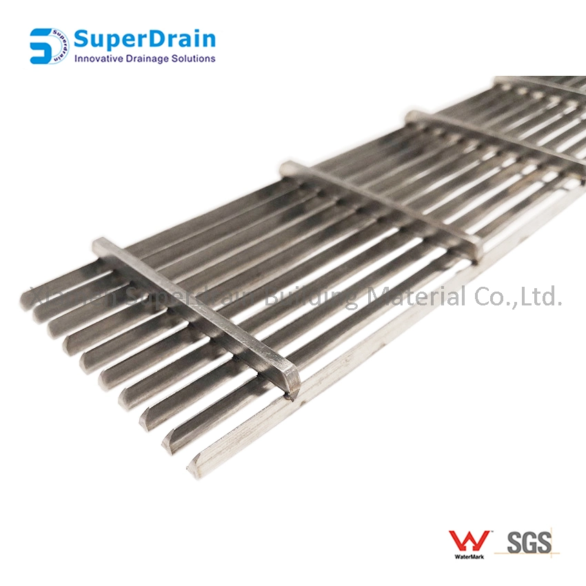 OEM ODM Stailess Steel Wedge Wire Grate with Watermark for Wet Room
