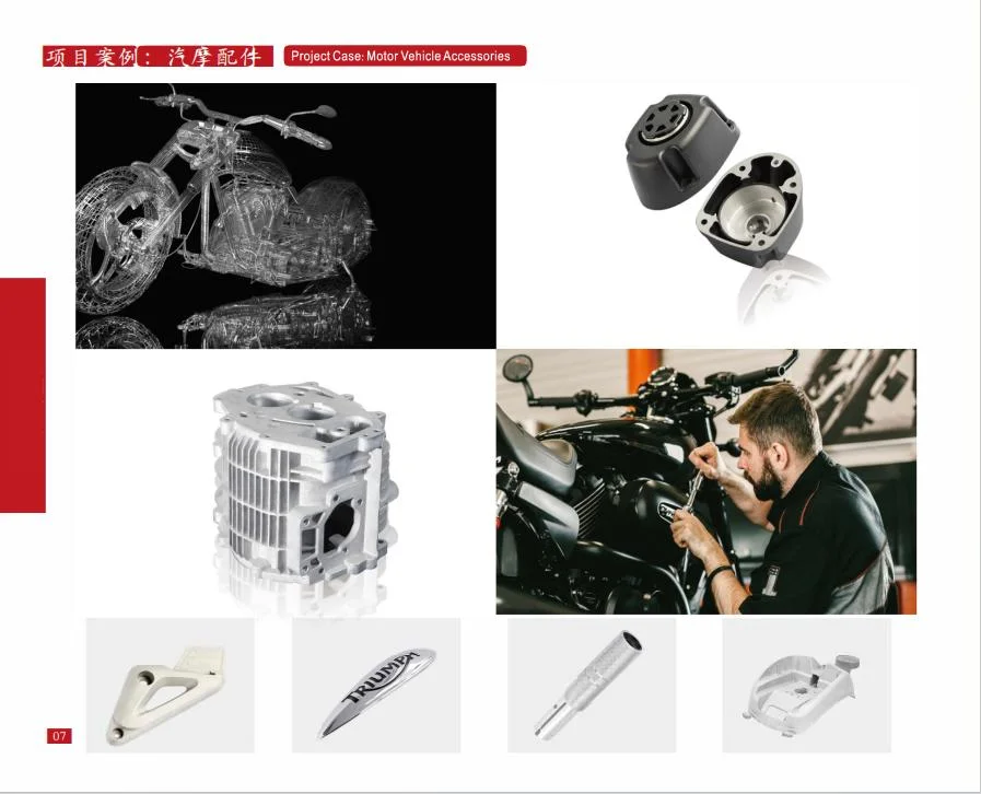 Custom Auto Motorcycle Machinery Metal Parts Aluminum Die Casting